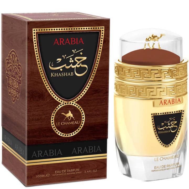 LE CHAMEAU Arabia Khashab Eau De Parfum 100ml (UNISEX) for wholesale by FRAGRANCE WHOLESALE LTD