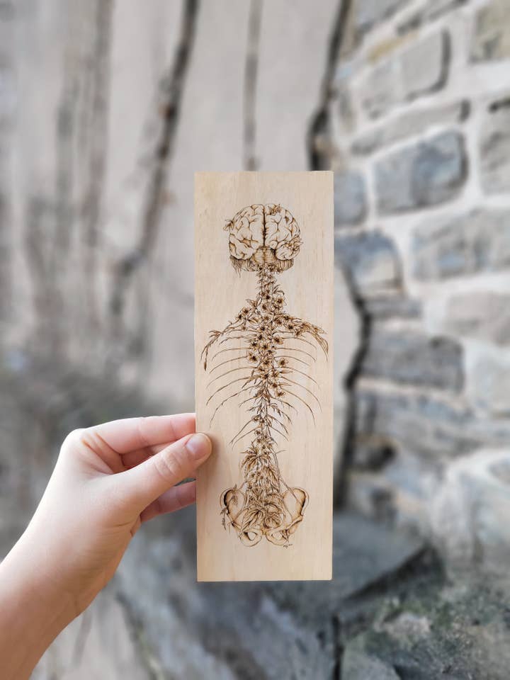 Growth and Decay - Multiple Sclerosis Art Print for wholesale by Unstrung Studios