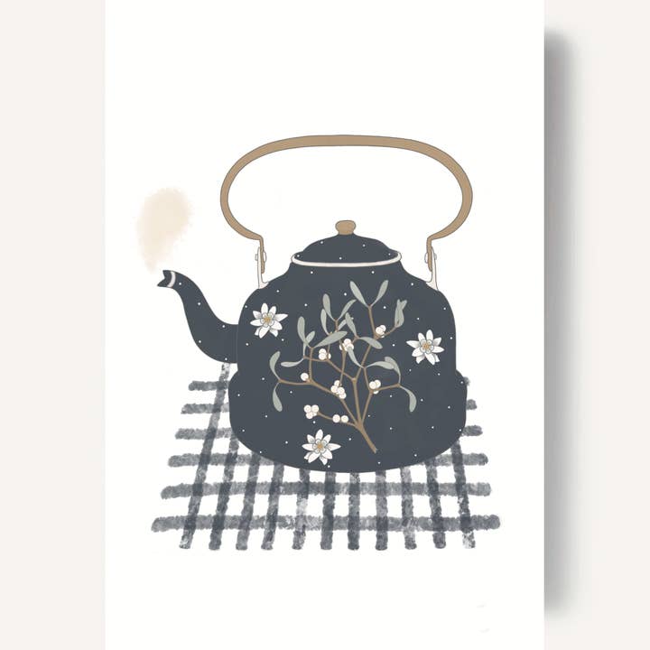 Les Yeux fripons - Wholesale Everyday Greeting Card - Map - Winter Kettle1