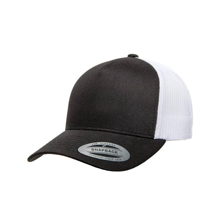 Total Apparel - Wholesale Trucker Hat - Unisex - Yupoong Adult 5-Panel Retro Trucker Cap | 65068
