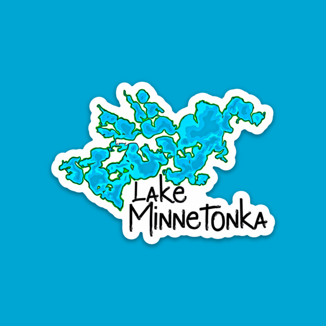 Kevin & Kaia - Wholesale Sticker - Lake Minnetonka - Sticker1