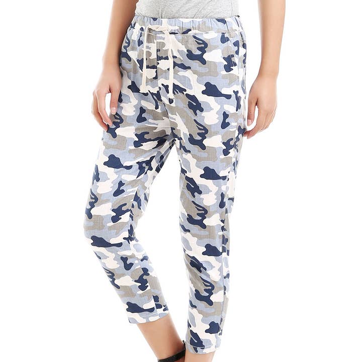 Pantalon de jogger imprimé camouflage pour la vente par Mad Style