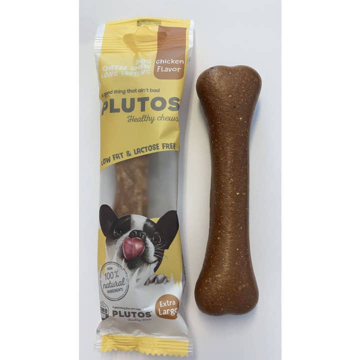 Cernunos - Wholesale Pet Treats - Dog - Plutos chewing bones with cheese2