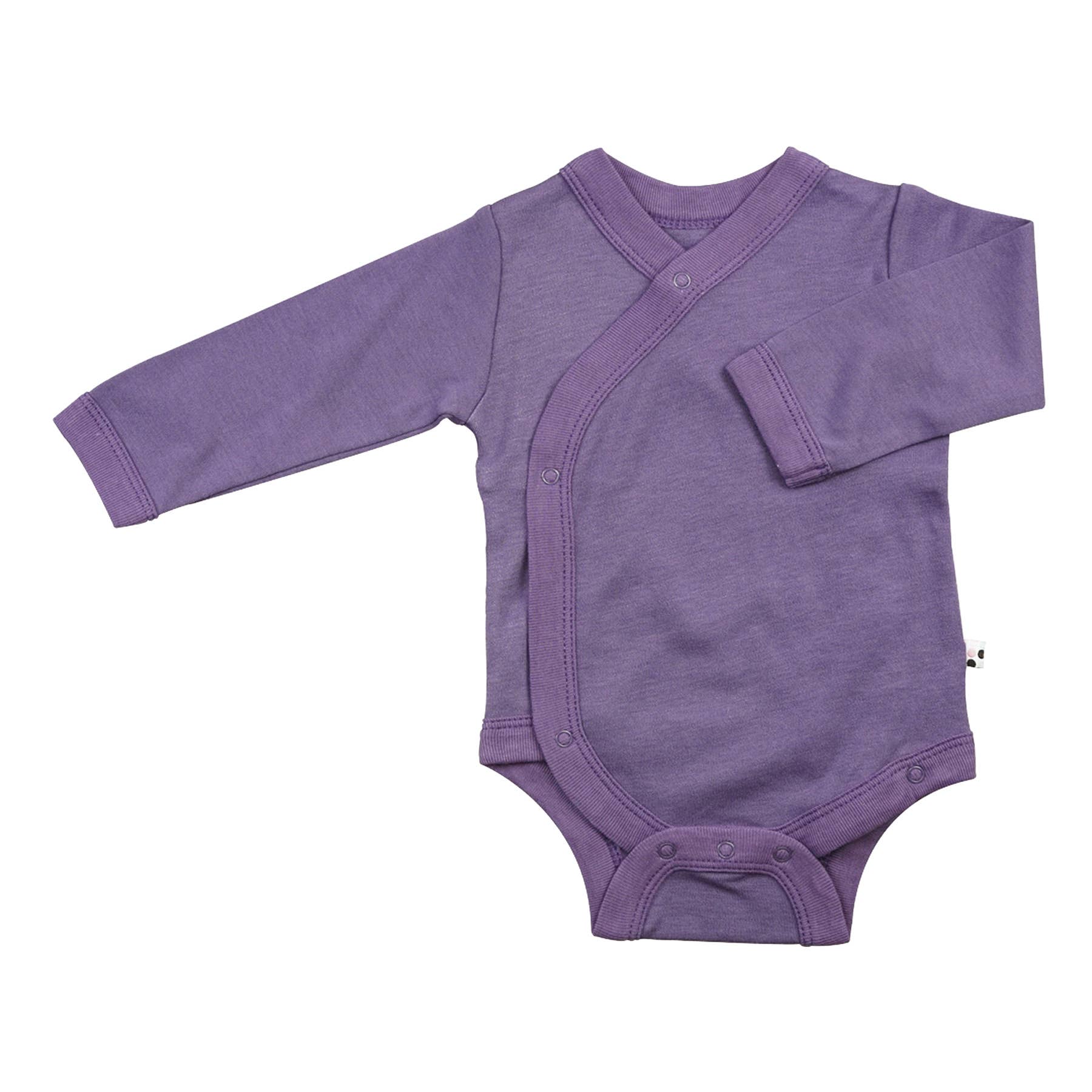 babysoy Inc – Engroshandel Bodysuit - Baby – Babysoy moderne kimono-bodystocking i ensfarvet design11