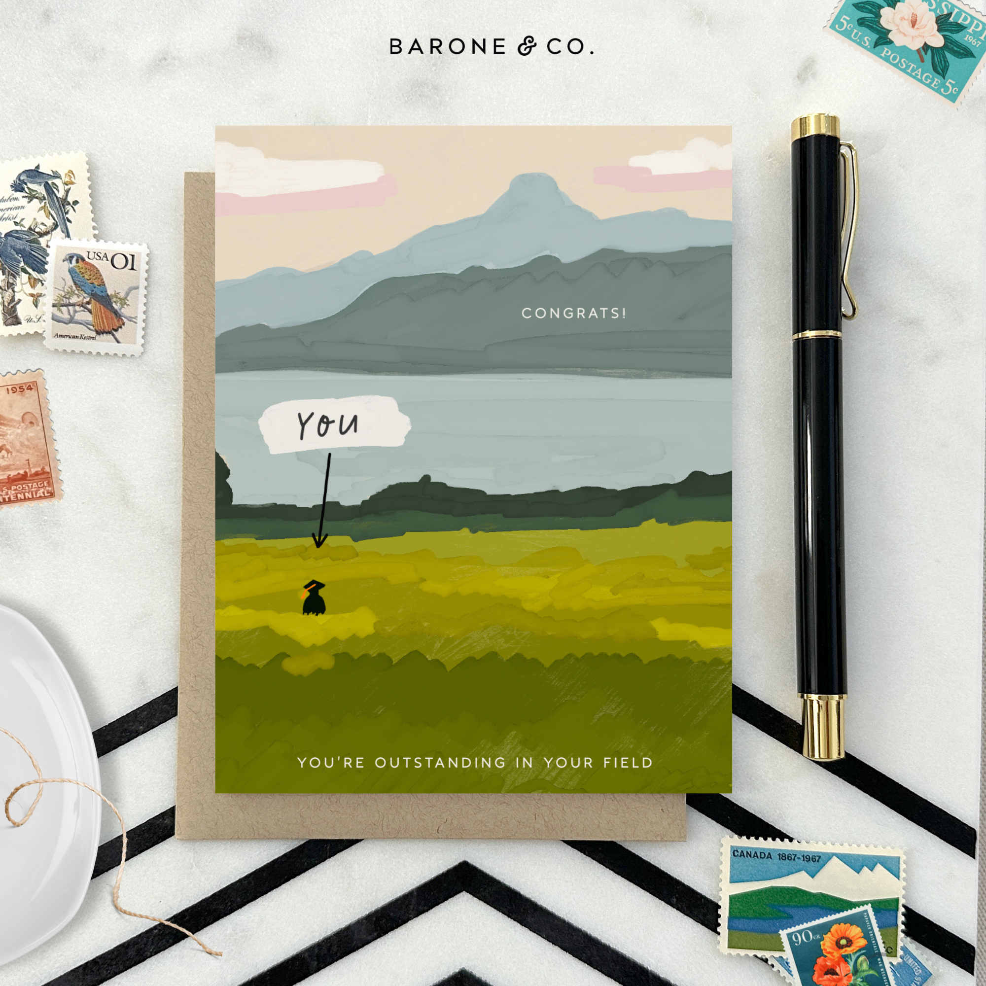 Barone and Co. - Wholesale Graduation Card - Outstanding Field Graduation Card5