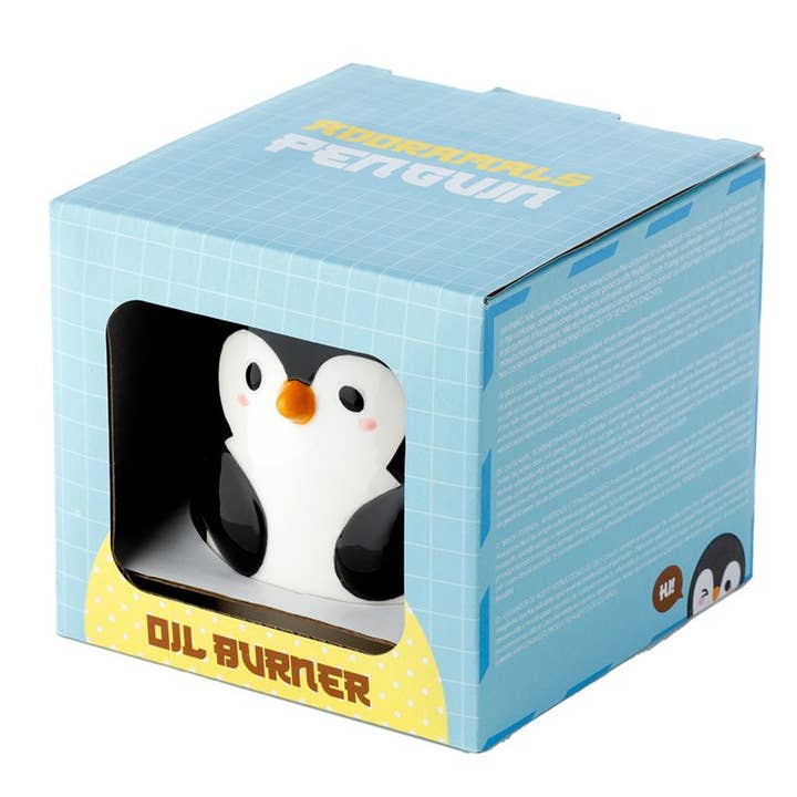Ancient Wisdom – wholesale Oil warmer – Penguin Shaped Ceramic Oil Burner