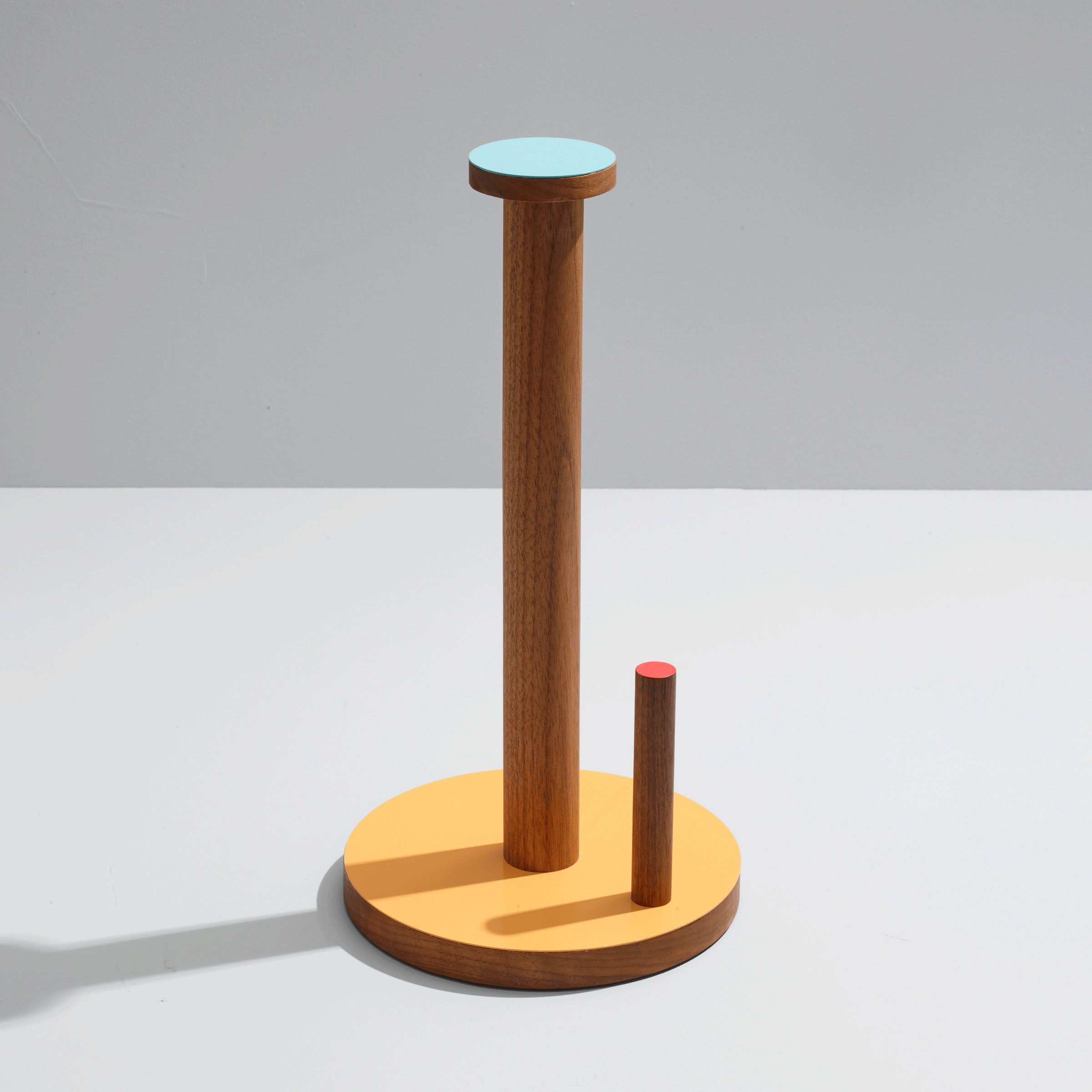 ilan - Wholesale Kitchen Storage/Organizer - 01-the paper towel keeper - walnut/orange8