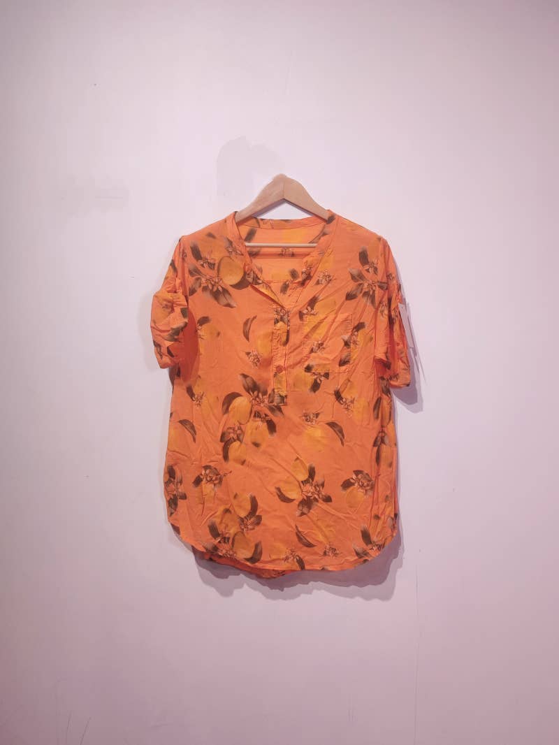 Pomelo paris - Wholesale Blouse - Women's - LISA LEMON CROPPED BLOUSE5