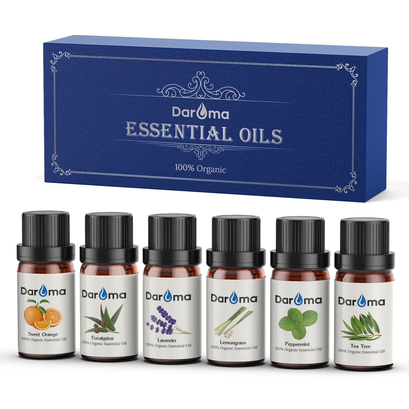 DAROMA - Wholesale Essential Oil - Premium Essential Oil Set 100% Pure and Natural 6-Pack Set0