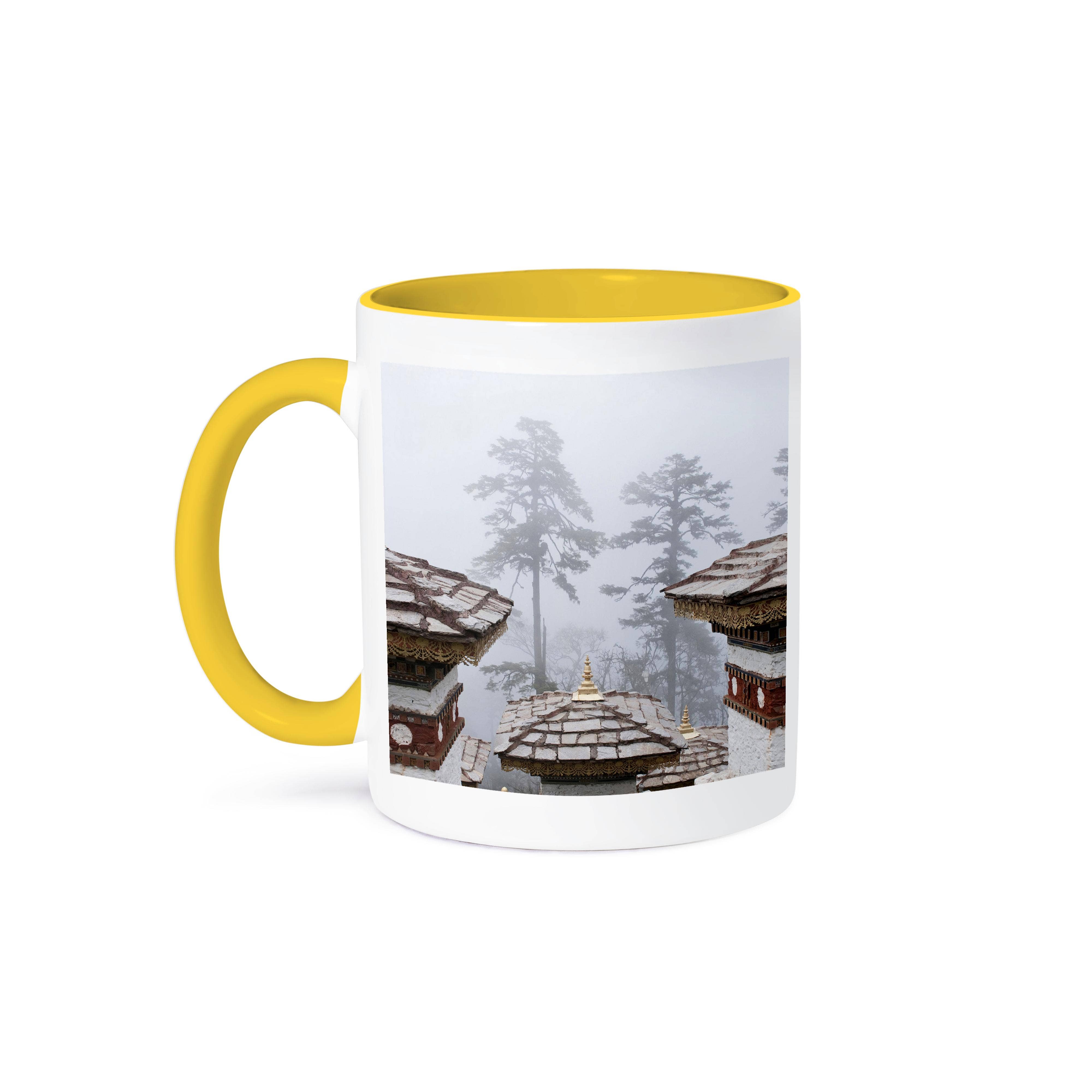 3dRose - Vente Tasse à café - 3dRose, Bhoutan, Dochu La. Chortens, stupas, temple - AS04 BJA0030 - Galerie Jaynes, Tasse0