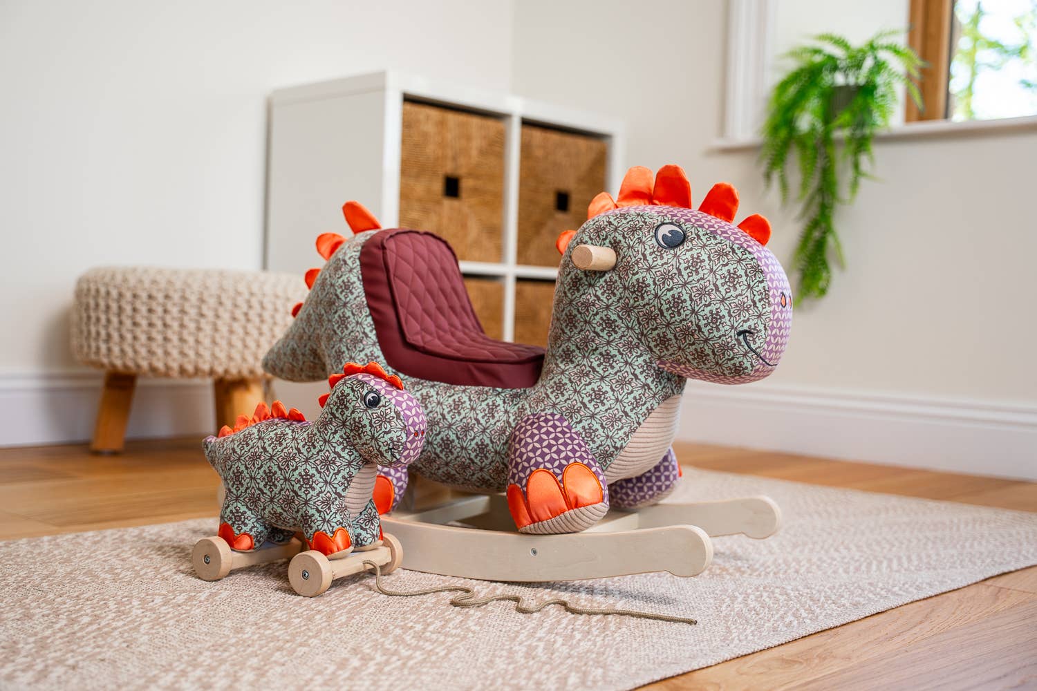 Little Bird Told Me Uk – wholesale Wood toy – Child – Digley Rocking Dinosaur - children's toys, wooden toys5