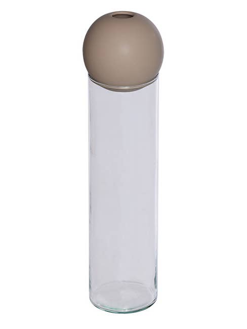 Ensemble avec vase Blossom et boule Blossom (marron clair), 30 cm pour la vente par Lübech Living