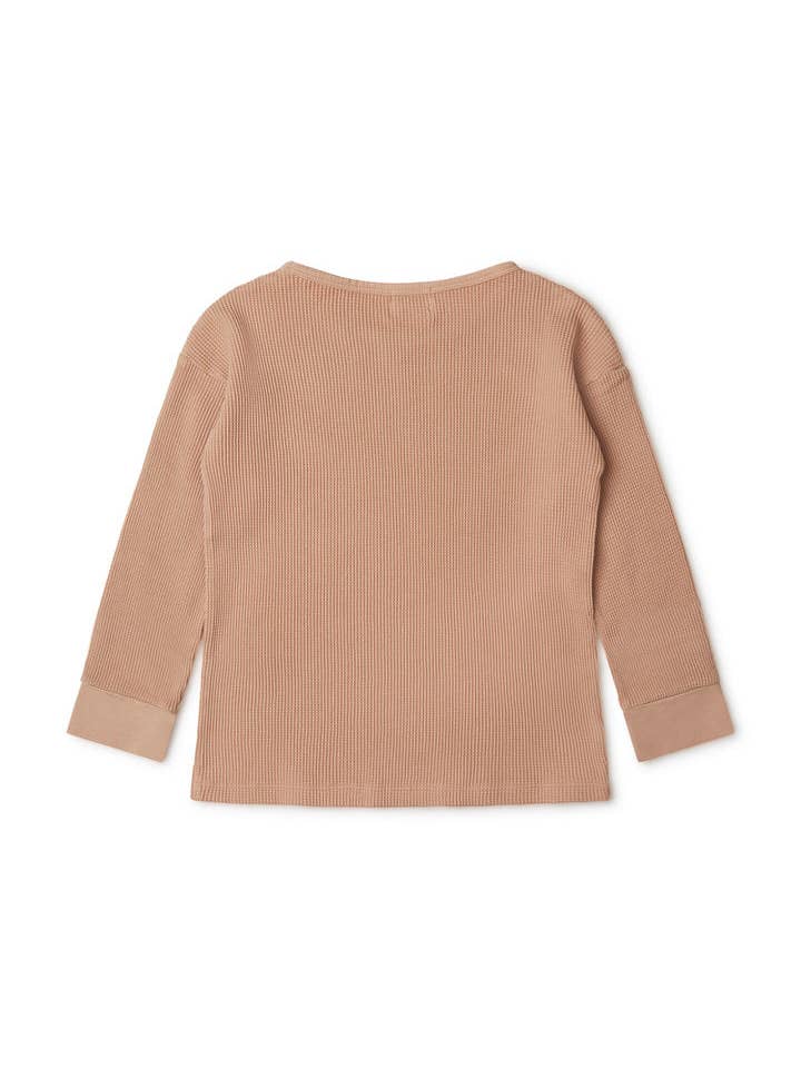 Matona - Wholesale T-shirt - Kinderen - Basis Longsleeve terracotta2