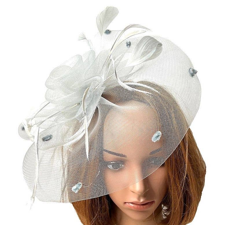 Diacly - Wholesale Fascinator Hat - Women's - Floral Fascinator with Veil6