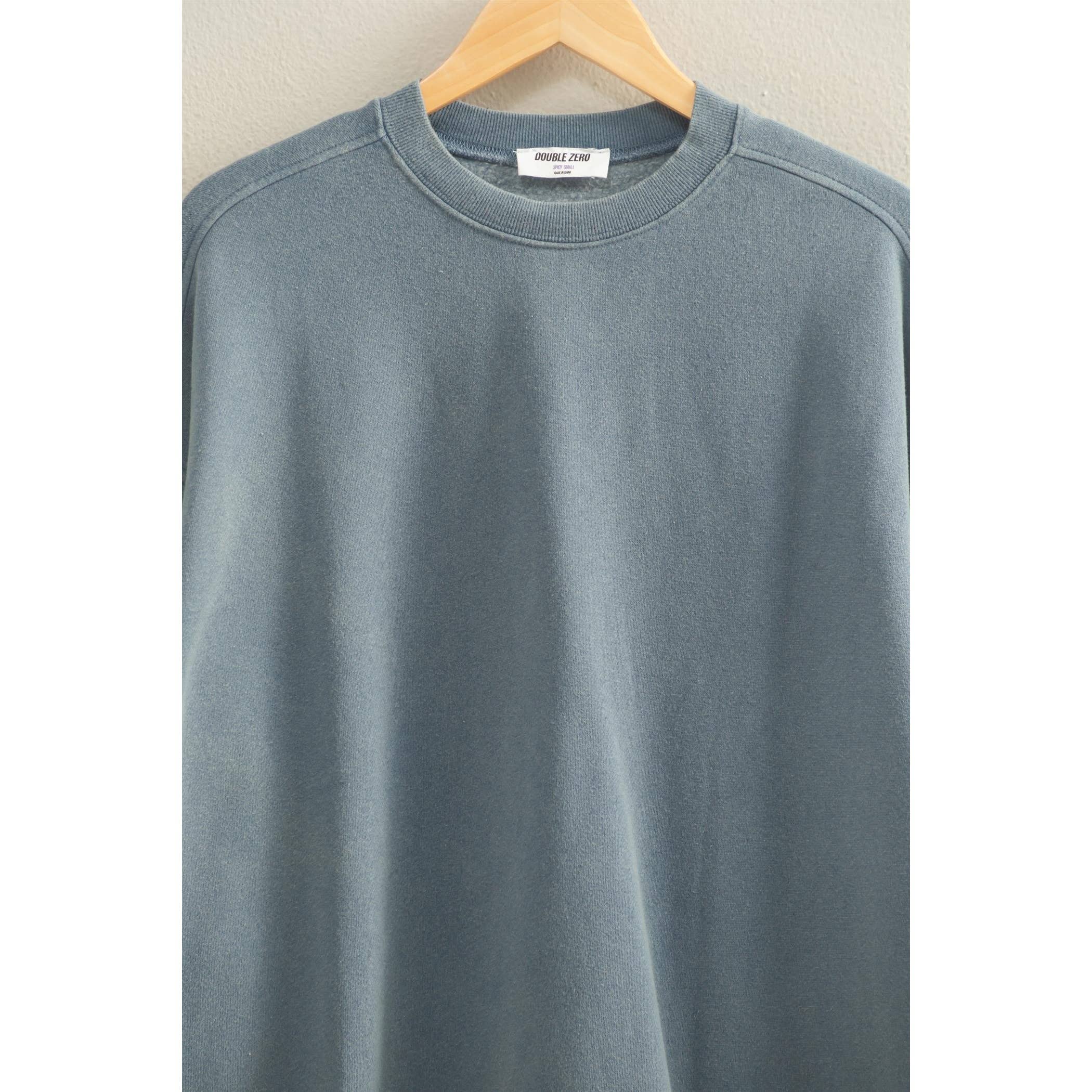 Double Zero - Wholesale Sweatshirt - Women's - Oversized Crew Neck Sweatshirt19