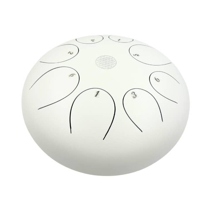 Earths Elements Wholesale - Wholesale Musical Instrument - Tongue Drum - 30cm, White2