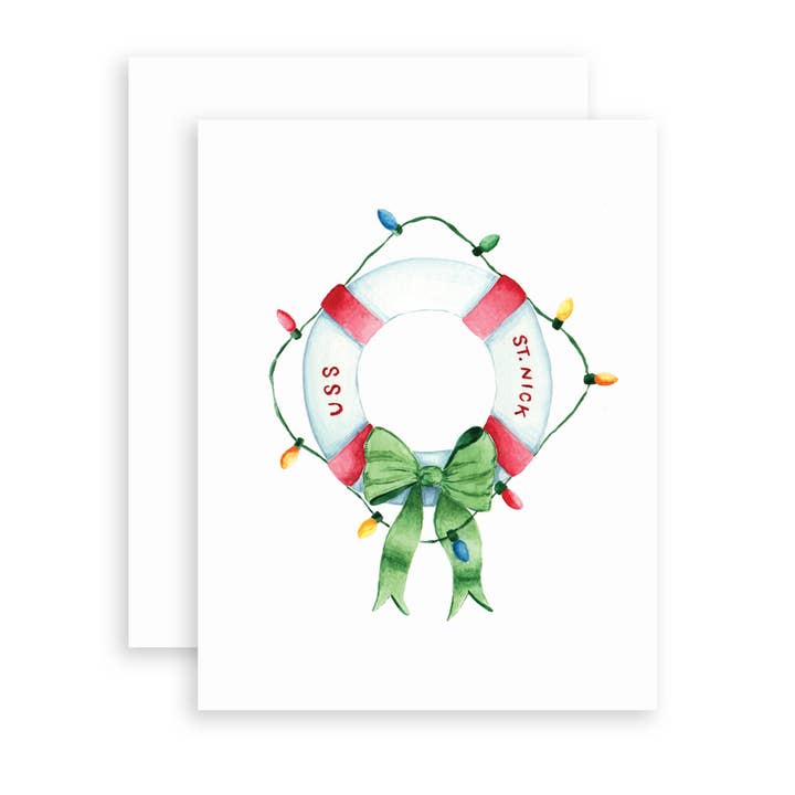 USS St. Nick Greeting Card for wholesale by Lexi Mayde