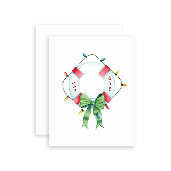 USS St. Nick Greeting Card for wholesale by Lexi Mayde