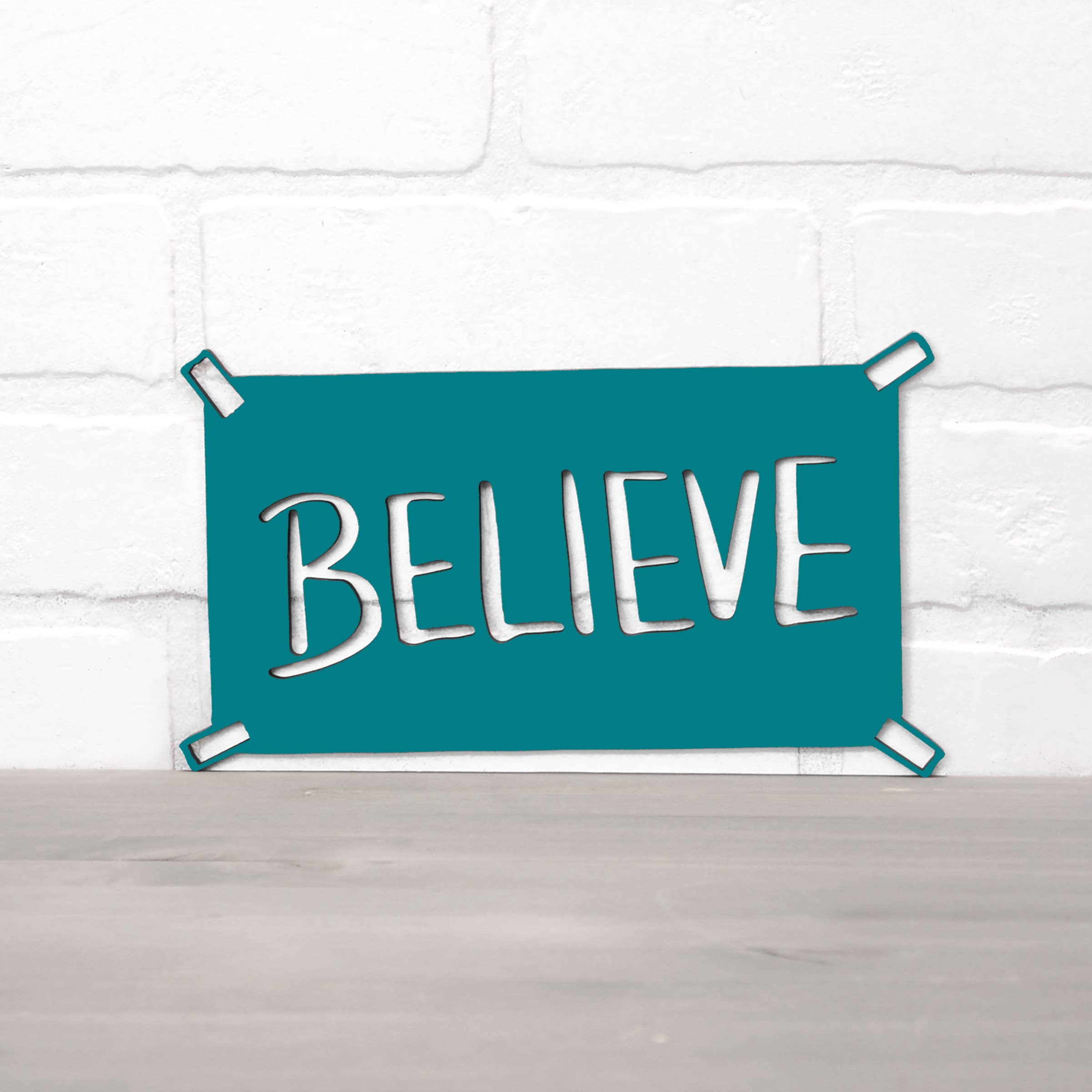 Spunky Fluff - Wholesale Wall Sign - Believe Ted Lasso Quote Locker Room Sign10