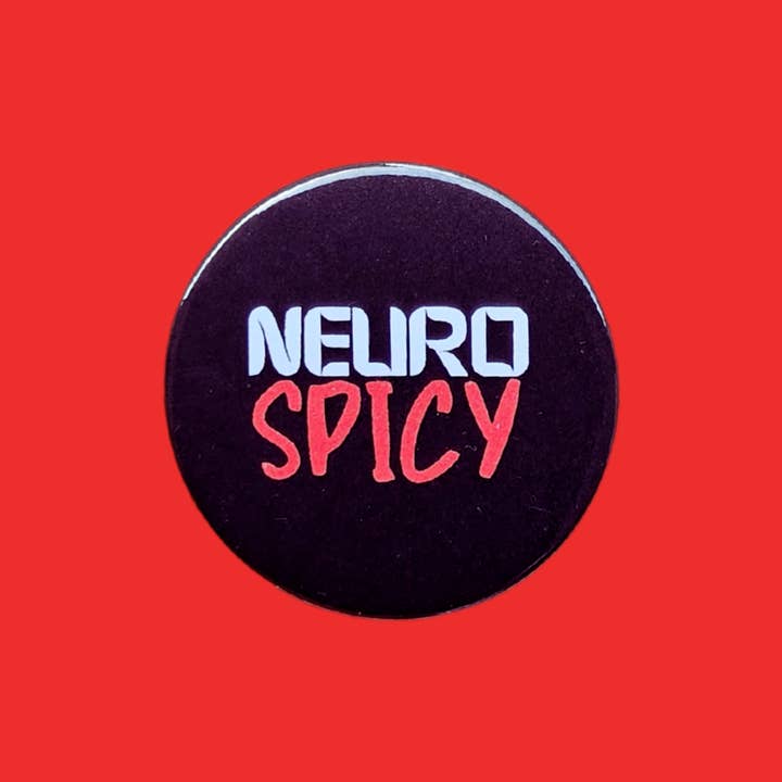 Great Neuro Spicy badges, invisible disability badge Pin for wholesale by sent with Pride