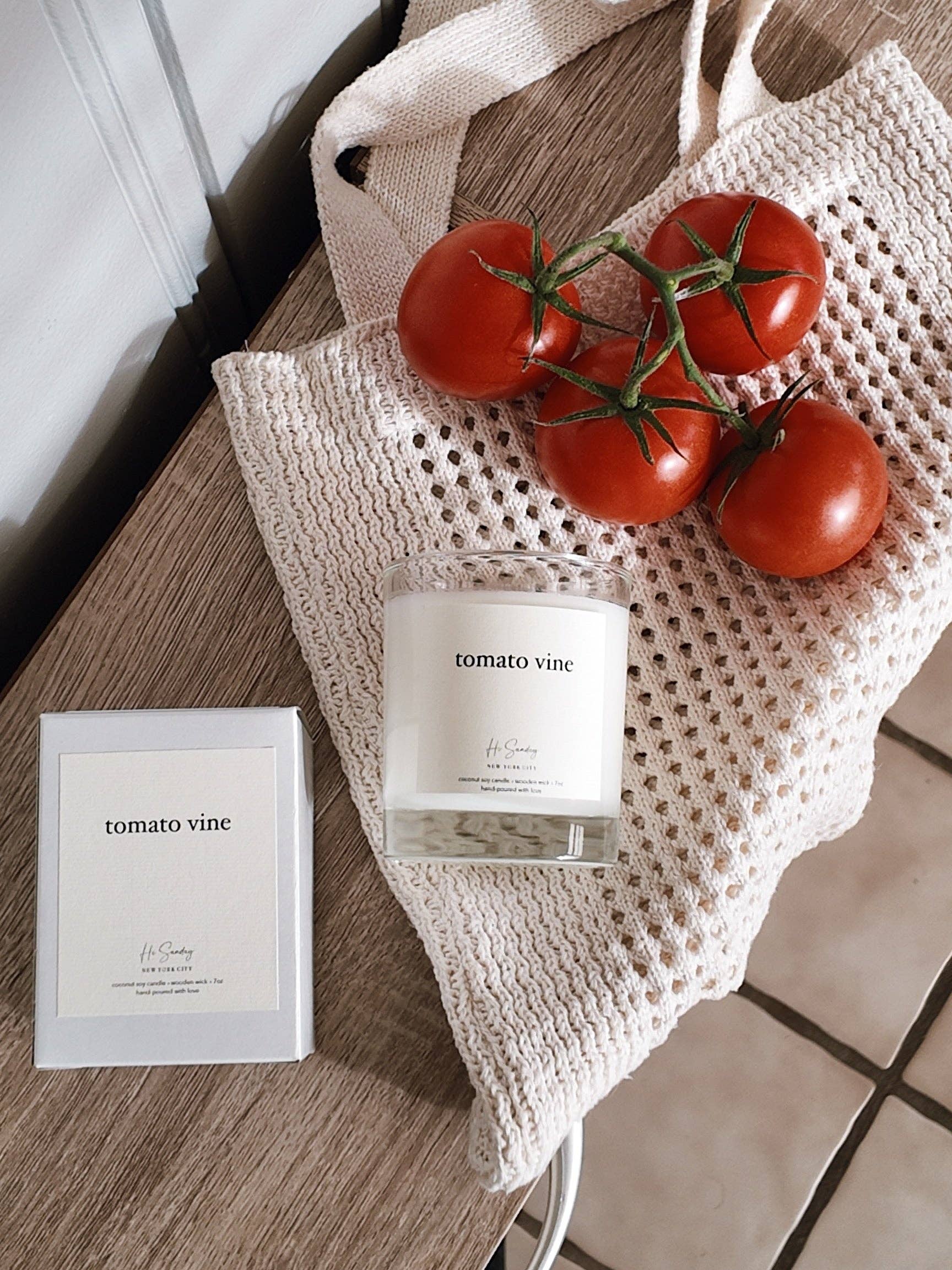 Hi Sunday Collective - Wholesale Jar/Filled Candle - TOMATO VINE3