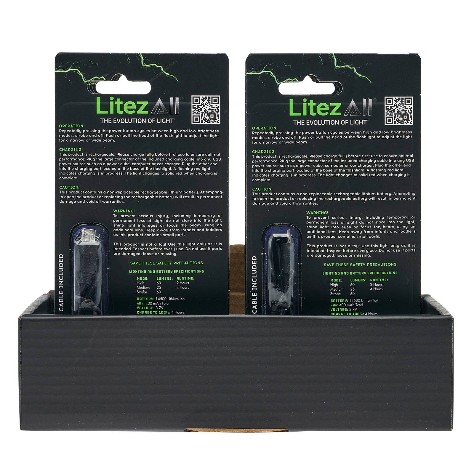 LitezAll - Wholesale Flashlight - LitezAll Rechargeable Mini Tactical Flashlight16