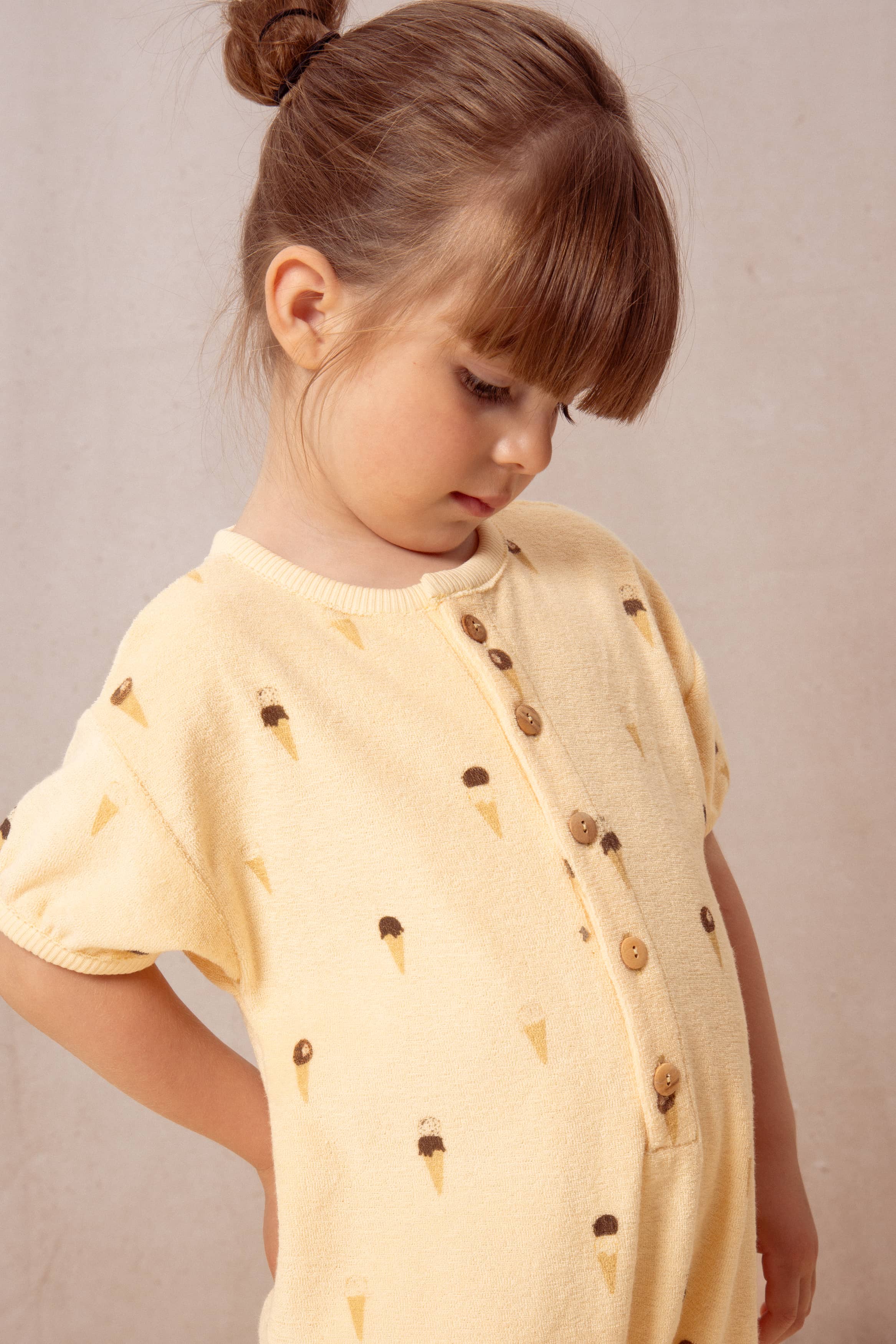 Studio Bohème Paris - Wholesale Jumpsuit - Baby - Bebecito Terry Vanilla Ice Cream Combination2