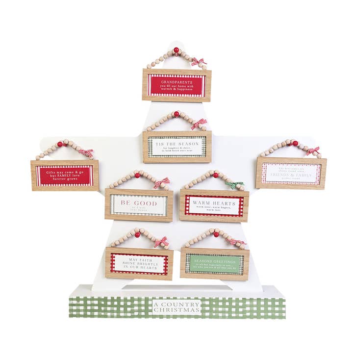 Soporte para Placa de Estrella - Incluye 32 Placas Colgantes para venta al por mayor de WIDDOP and Co.