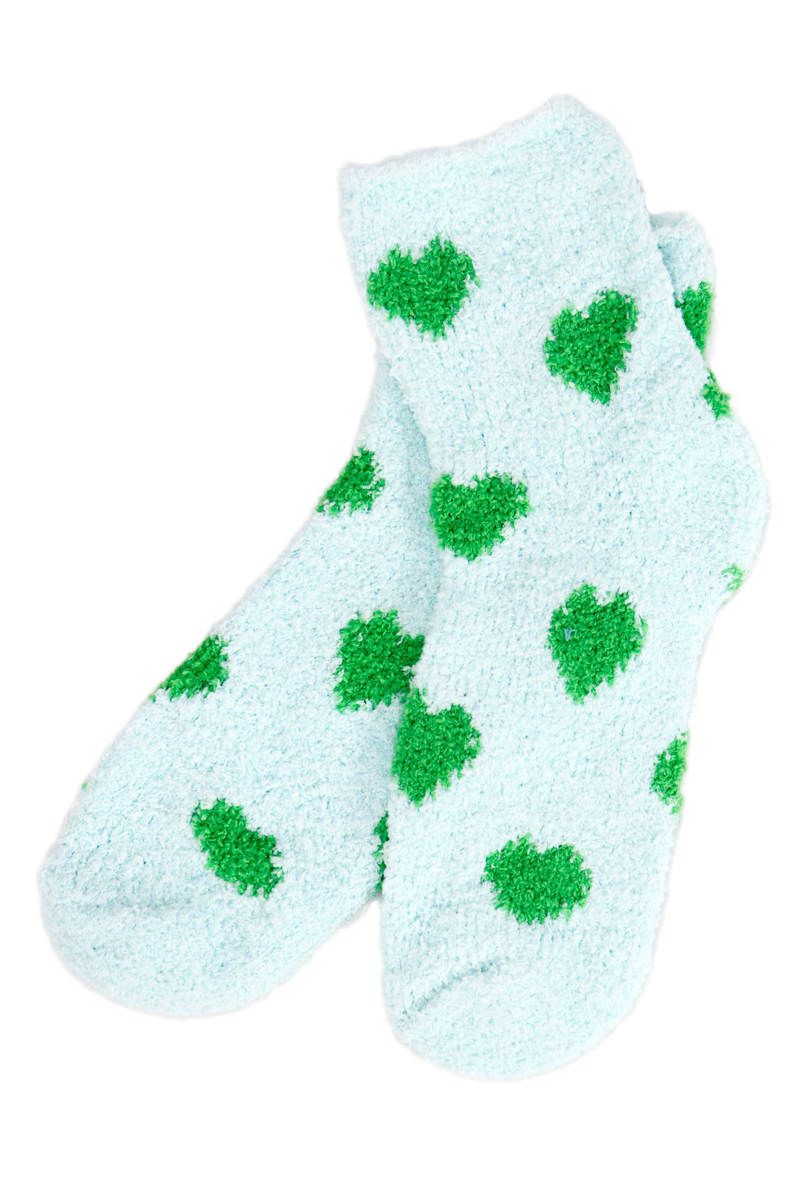 ASSORTITI Calzini da salotto in pile soffice e accogliente con cuori in vendita all'ingrosso su Faire3