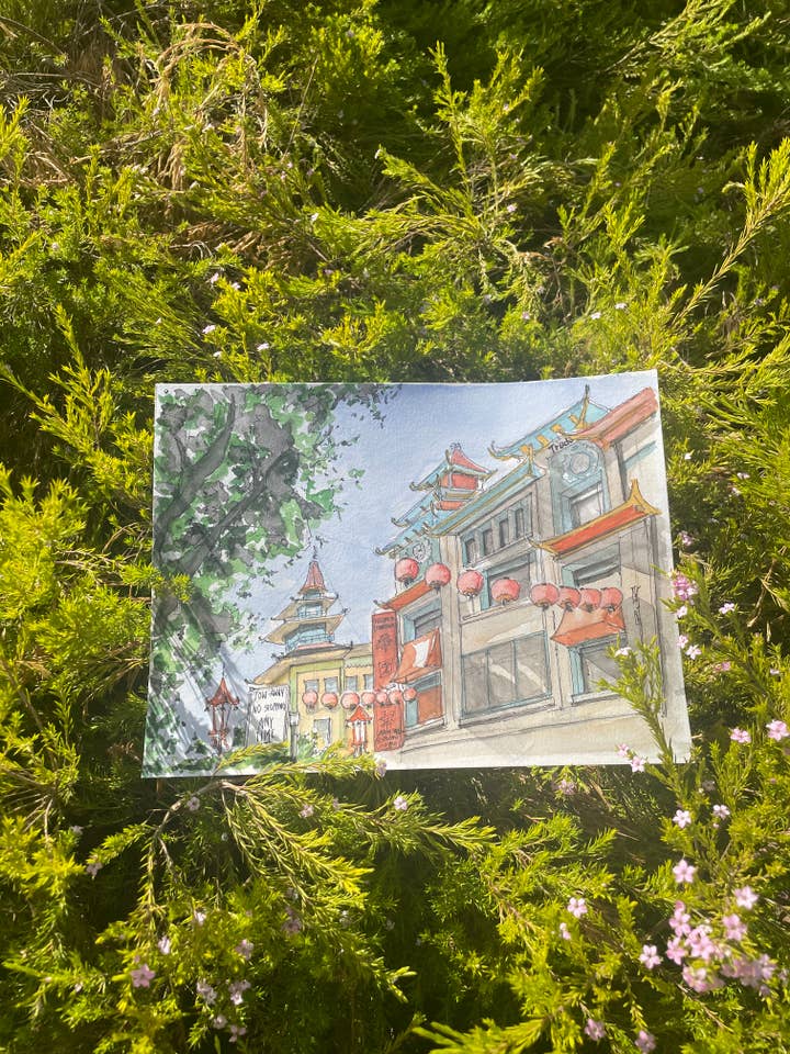 San Francisco China Town - Kunstdruck für den Großhandel von AnibaniArts