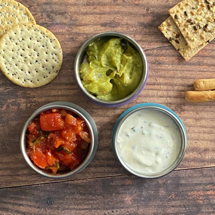 Moonmoon - Wholesale Food storage container - Mini Sauce Pots for Dressings, Dips & More - 3 Set7