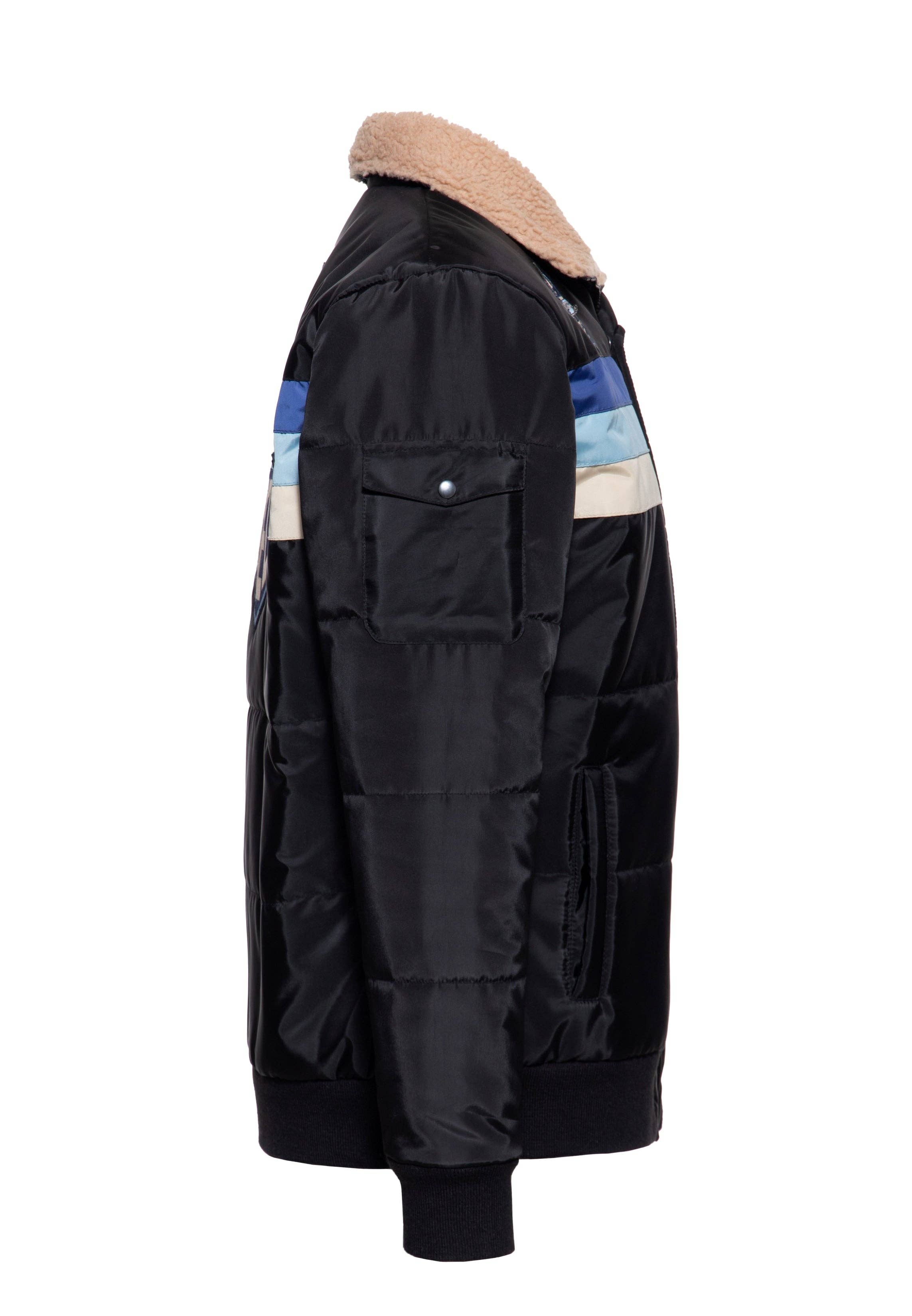 anthracite Winter Jacket "Motor Traveller" for wholesale on Faire2