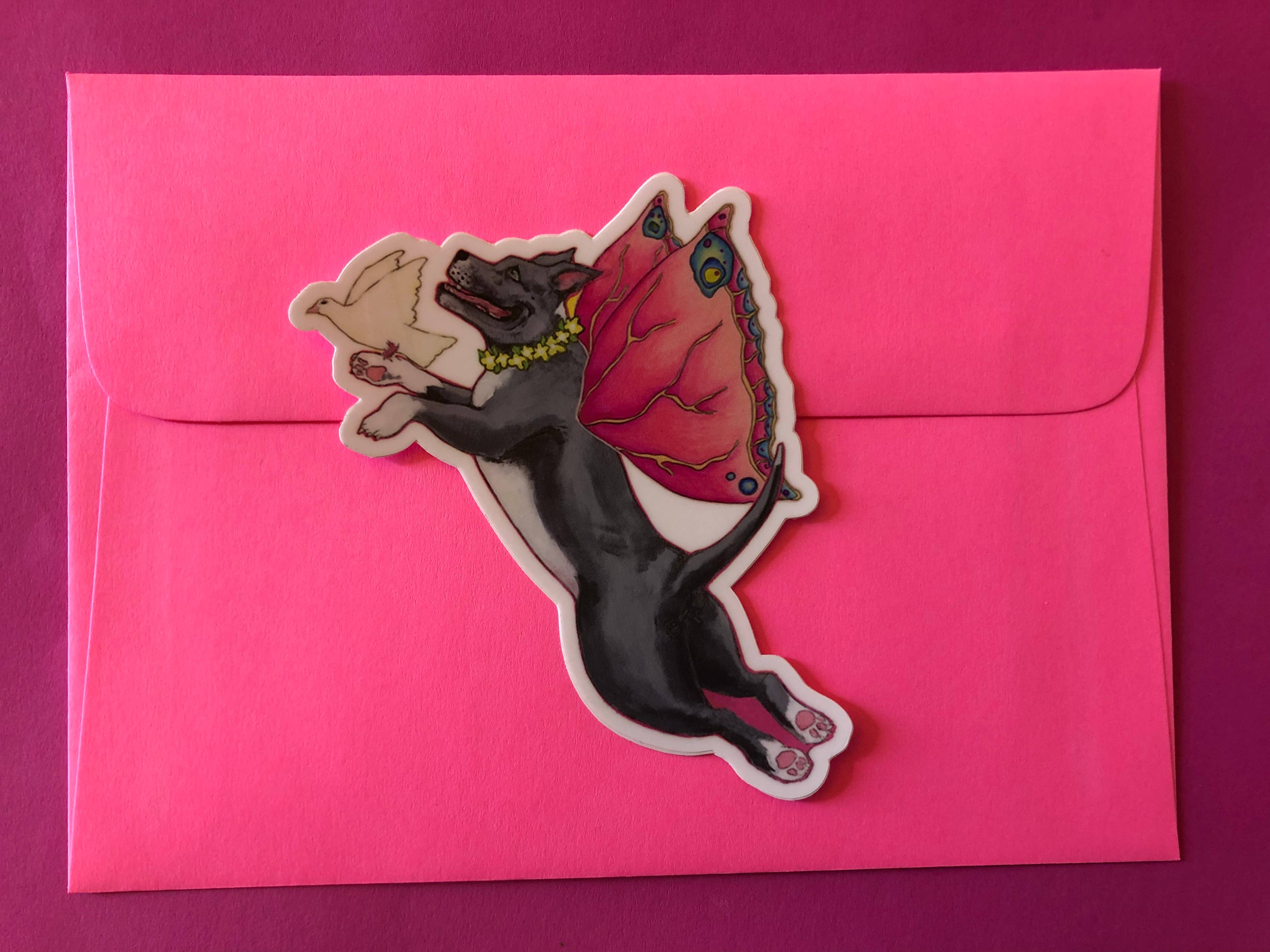 Sunde White Industries - Wholesale Sticker - Pitbull Fairy Sticker1