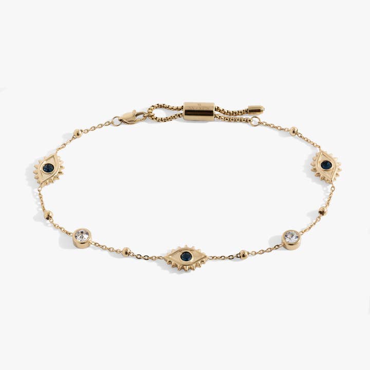 Evil Eye Crystal Anklet for wholesale by Alex and Ani
