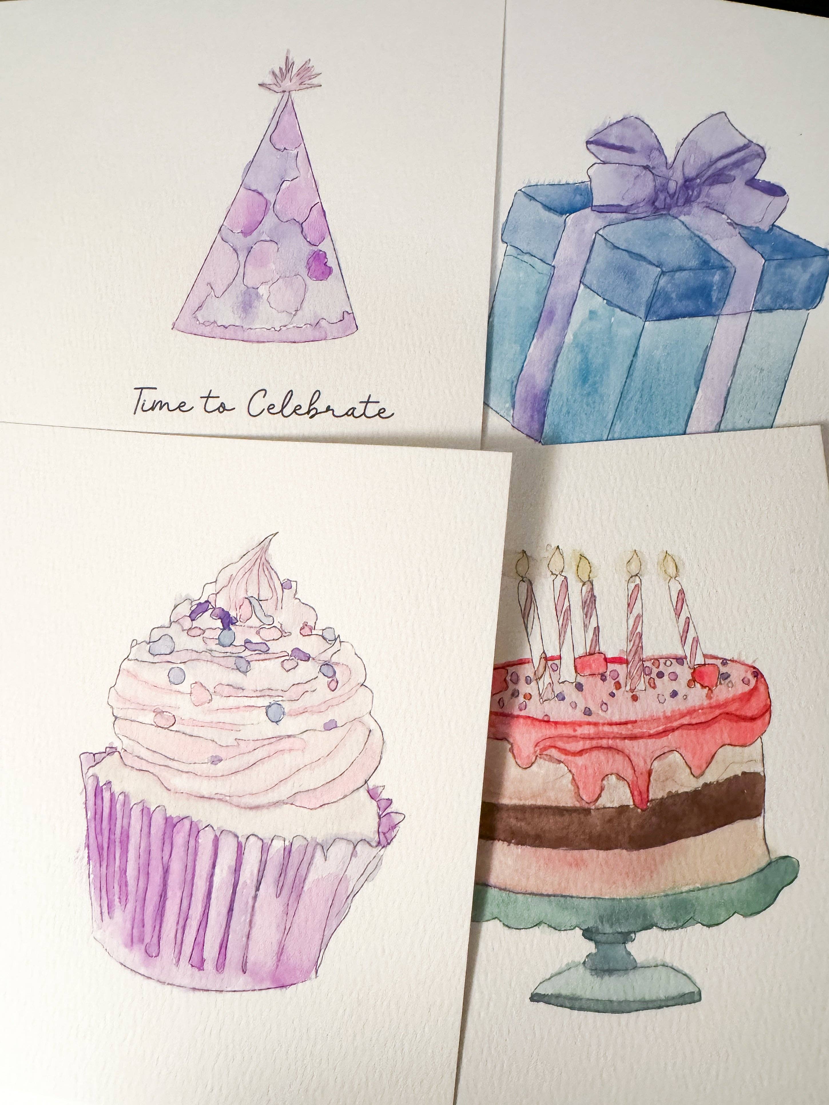 Frederick Made - Wholesale Stationery/Notecard Set - Paintable Birthday Notecards6