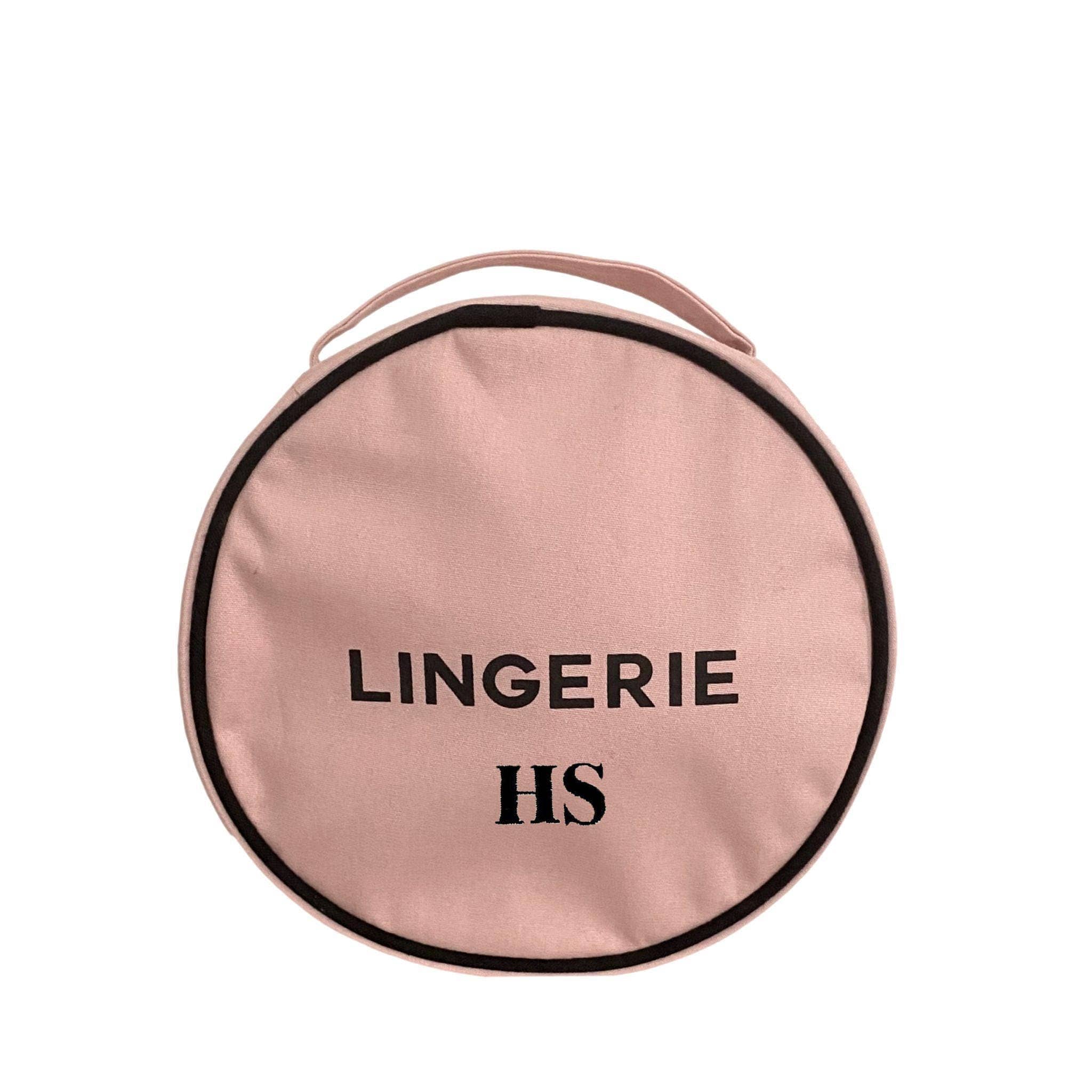 Bag-All - Wholesale Lingerie Set - Women's - Round Lingerie Case, Pink/Blush2