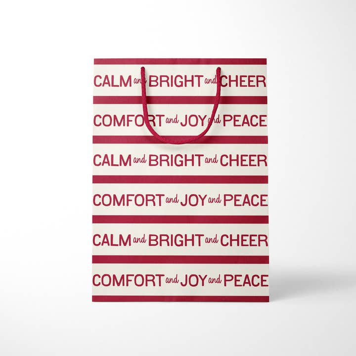 The Holiday Loop Gift Bag for wholesale by Deck & Adorn