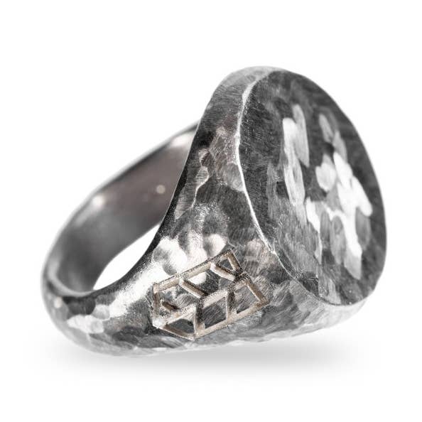 Chevalière - Martillado para venta al por mayor de Bleu Nomade