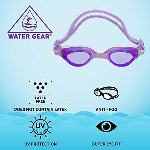 Water Gear – Engroshandel Svømmebriller - Unisex – Water Gear Anti-Fog Goggles - Kvinder og Mænd Svømmebriller6