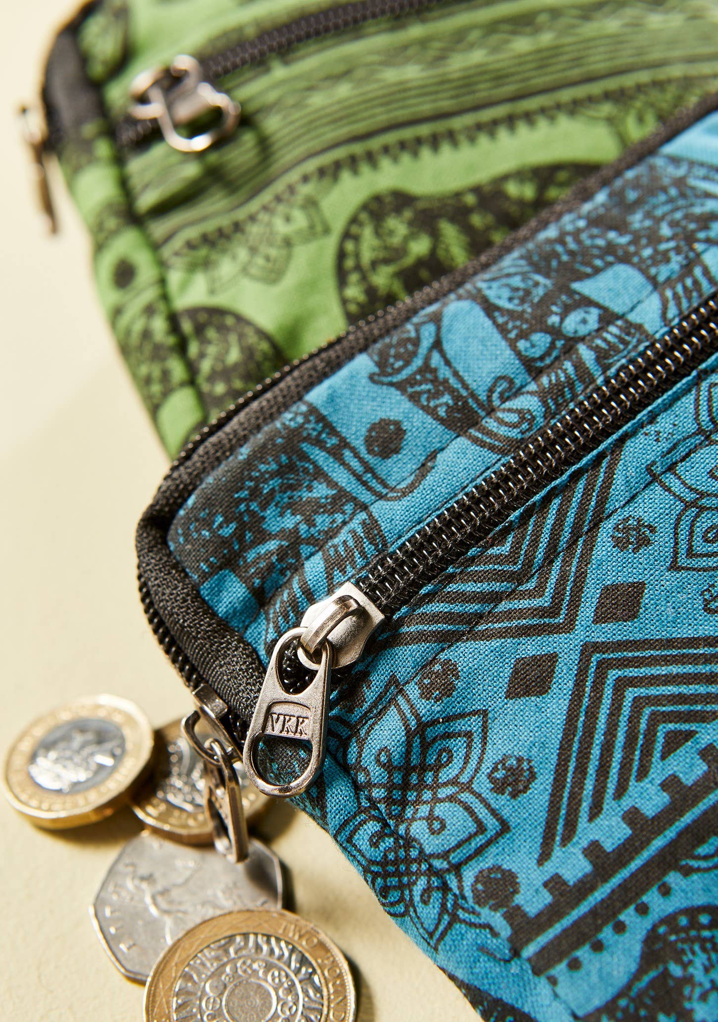 Namaste - Wholesale Coin Purse - Women's - Elephant Design Zipped Coin Purse1