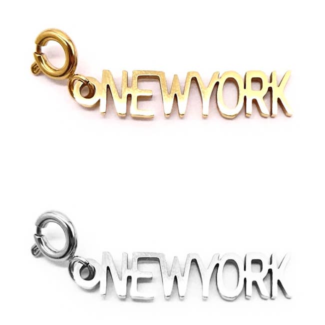Encanto con palabras de Nueva York para venta al por mayor de KIKICHIC