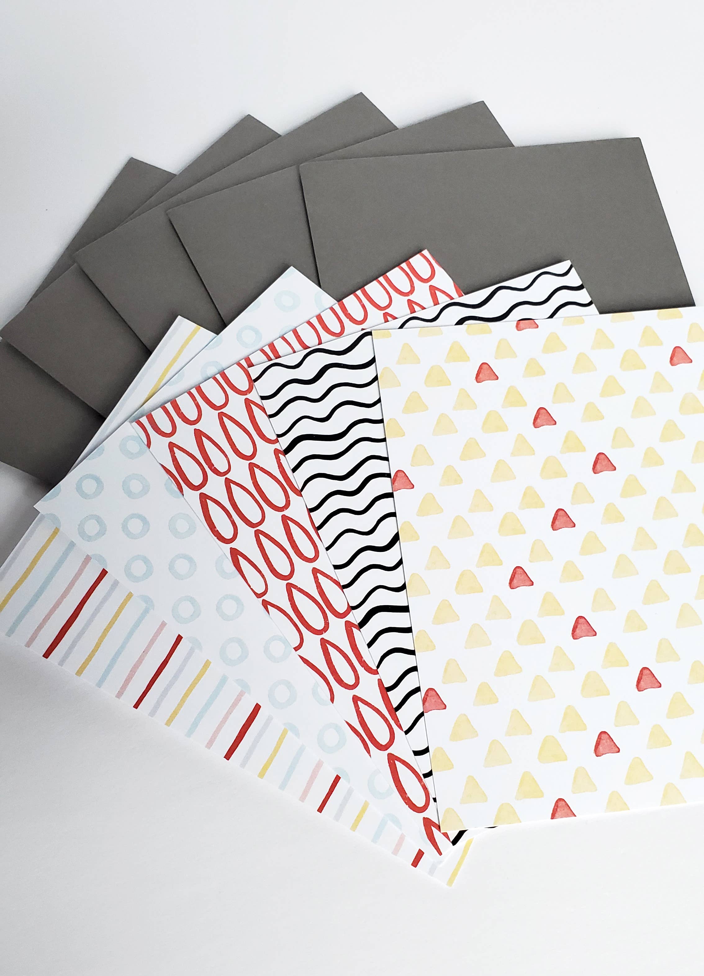 Lucky Dog Design Co. - Wholesale Stationery/Notecard Set - On Repeat Mini Card Set (Set of 10)8