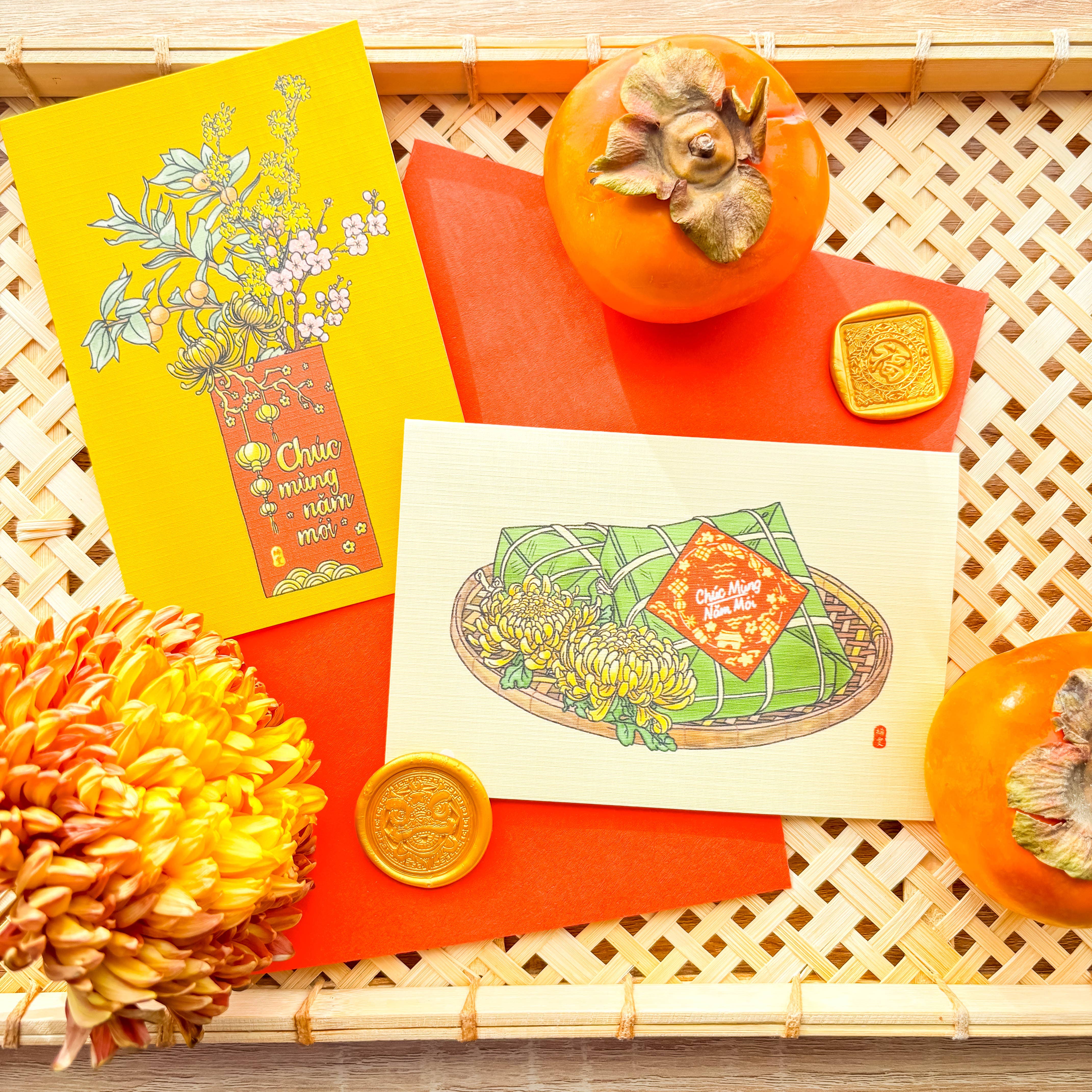 Zhi Wen Design - Wholesale Everyday Greeting Card - Tết Bahn Chung Greeting Card1