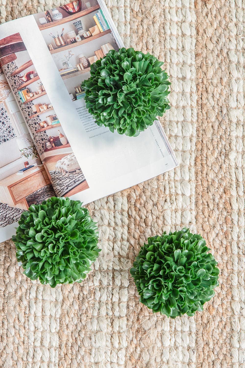 A&B Home Group Inc. - Wholesale Artificial Plant - D5" Artificial Boxwood Topiary Ball - Green8