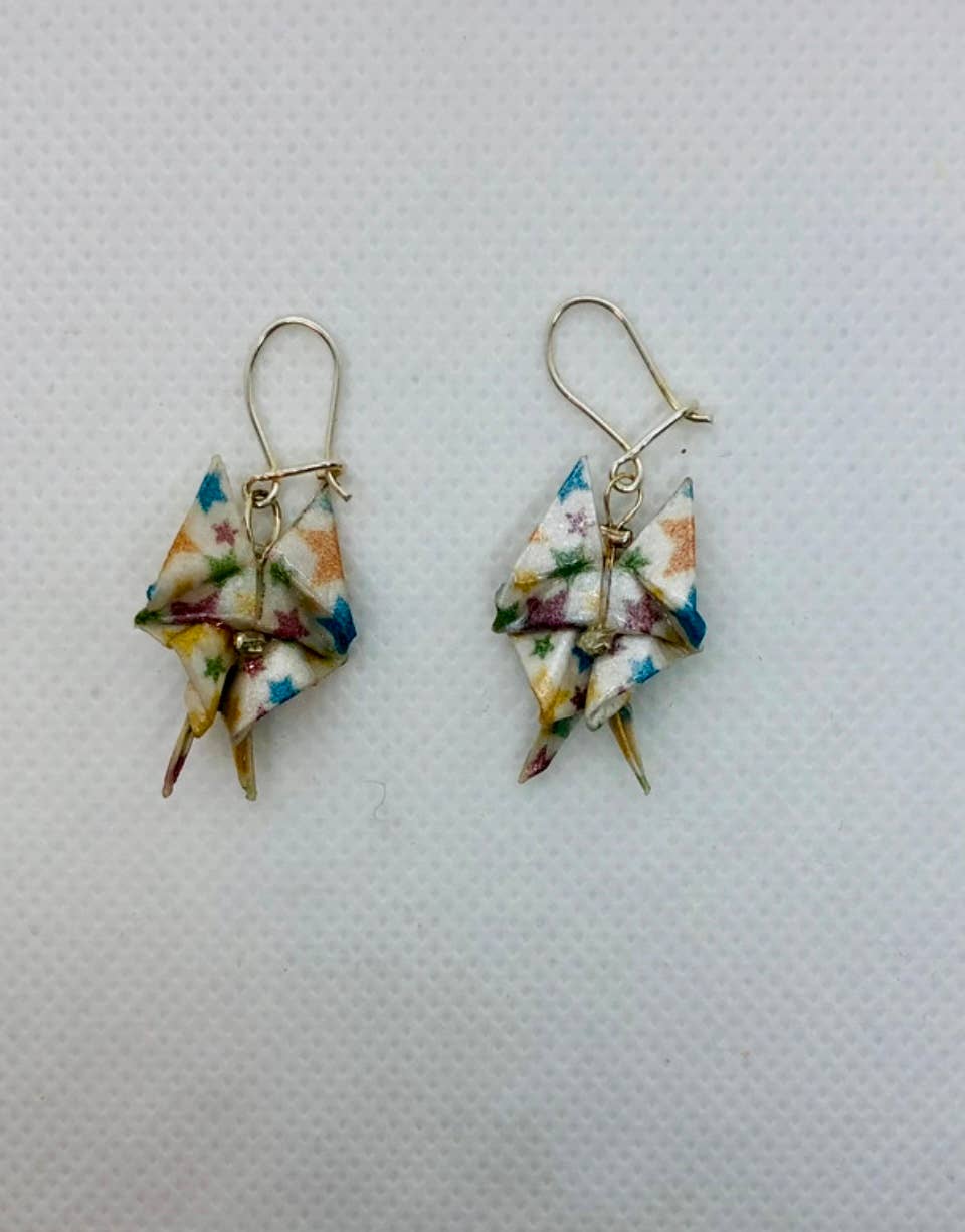 L'éco maison décoration - Wholesale Dangle Earrings - Origami Fairy Earrings2