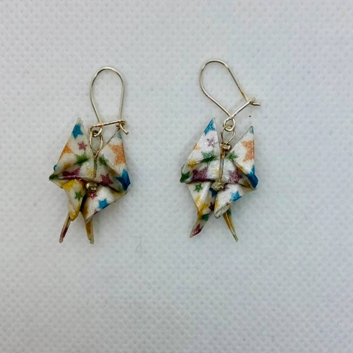 L'éco maison décoration - Wholesale Dangle Earrings - Origami Fairy Earrings2