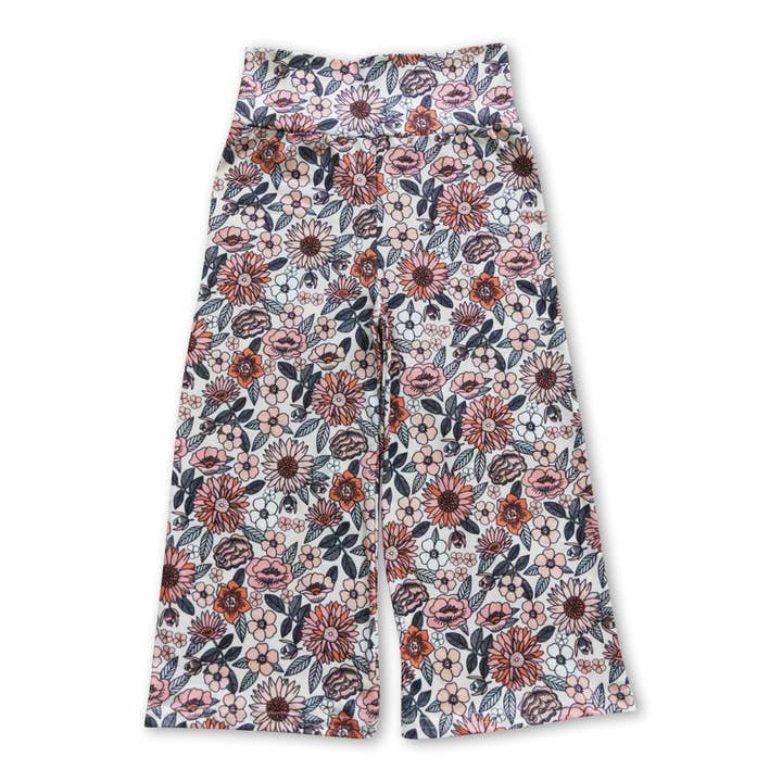 Yawoo Garments - Wholesale Pants - Kids - Floral trousers kids girls pants