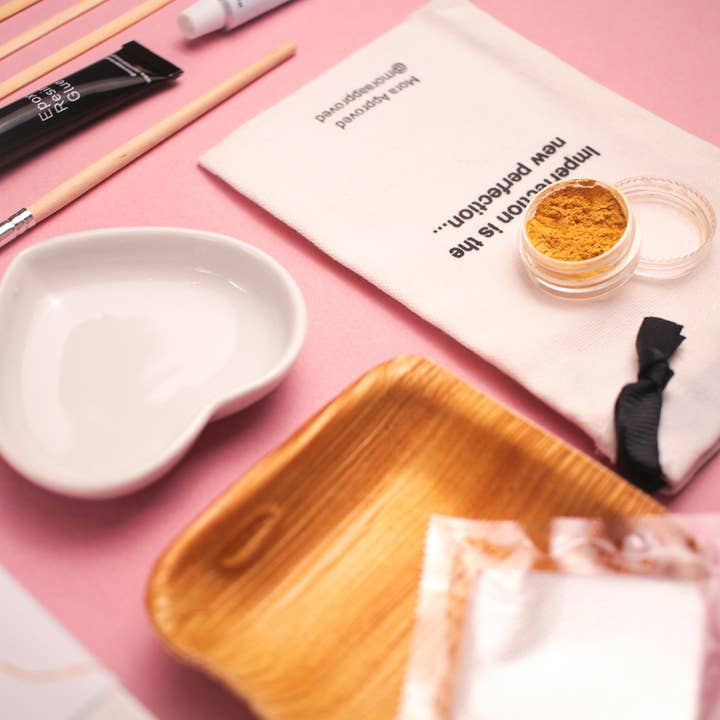 DIY Kits by Mora Approved - Kintsugi, Pottery & Art - Wholesale DIY Craft Kit - Kintsugi Kit with Ceramic Heart 1