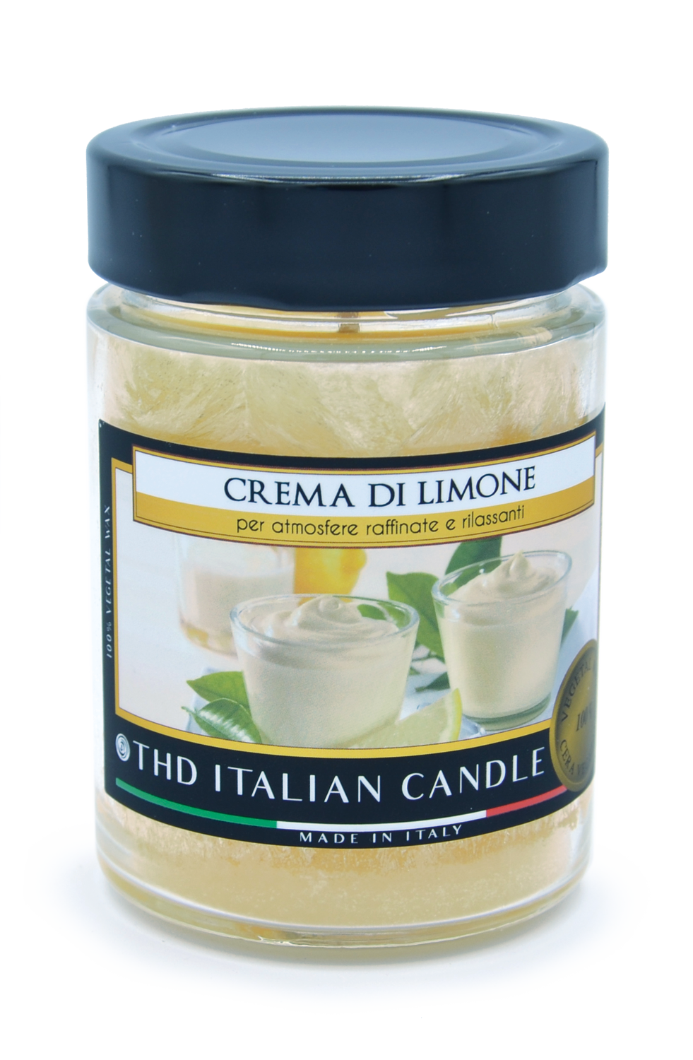 Thd Tophouse - Wholesale Jar/Filled Candle - THD Italian Candle Smart Large Lemon Cream 6/1440