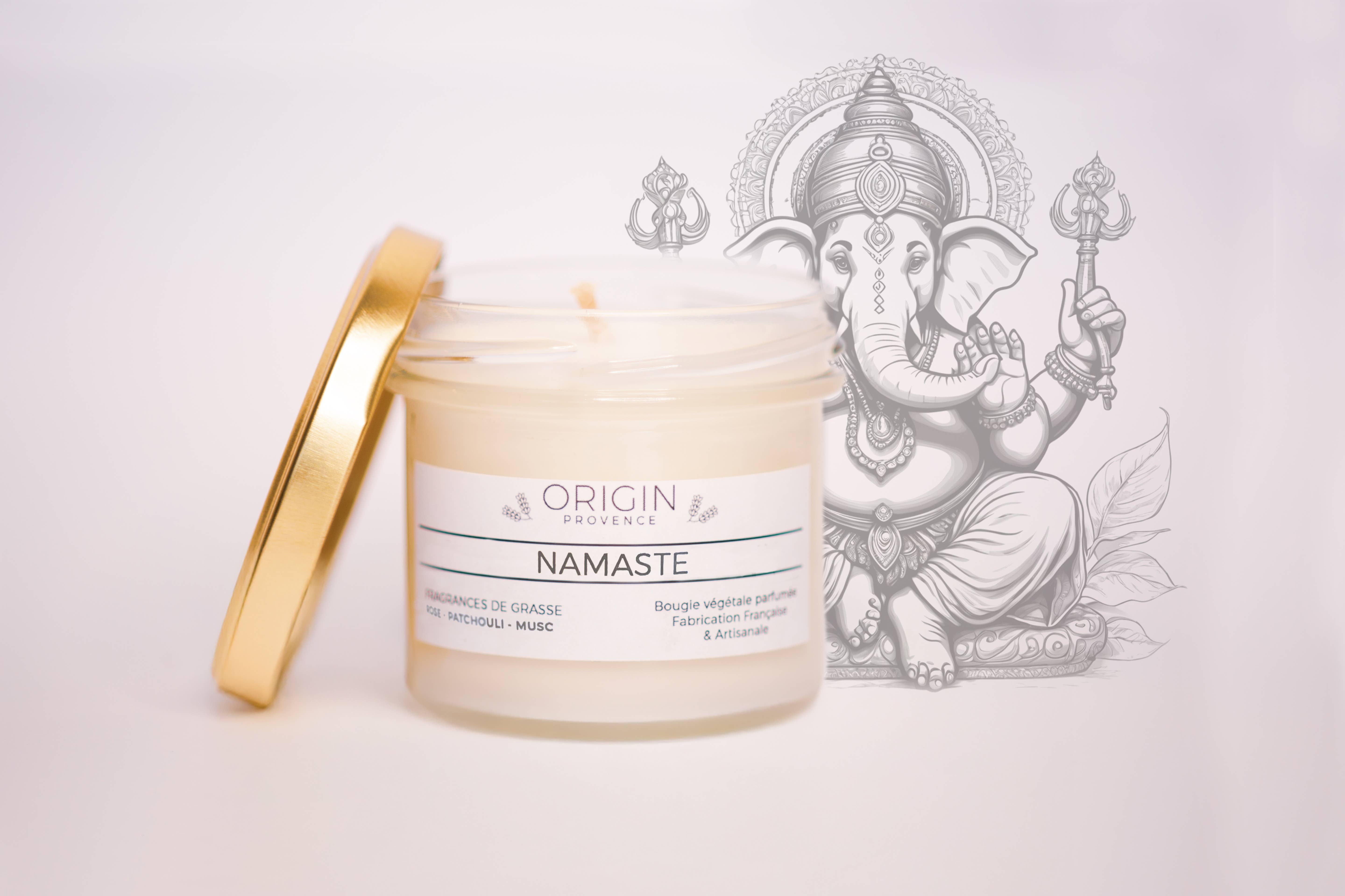 ORIGIN PROVENCE - Wholesale Jar/Filled Candle - Namasté Scented Candle0